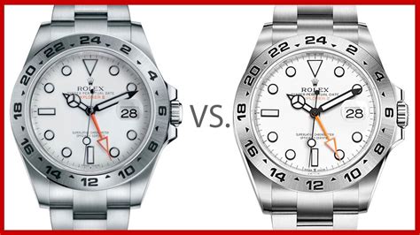 rolex explorer ii vs submariner|rolex 226570 vs 216570.